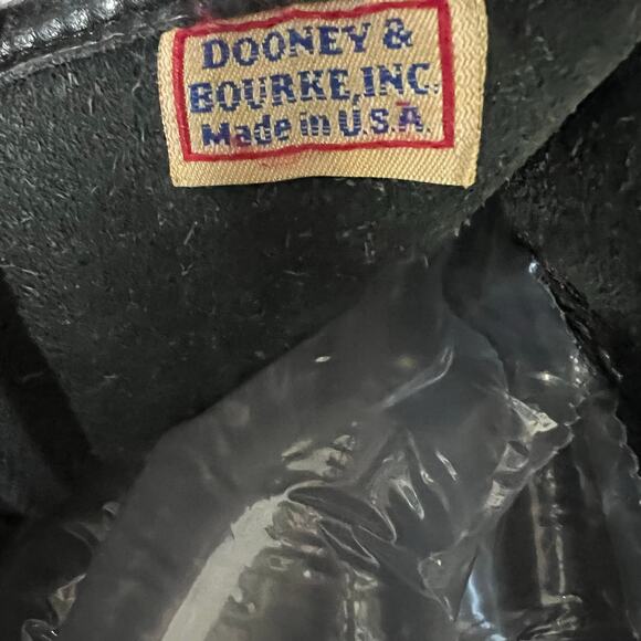 Vintage Dooney & Bourke All-Weather Leather Black Carrier Large Shoulder bag - Picture 13 of 14